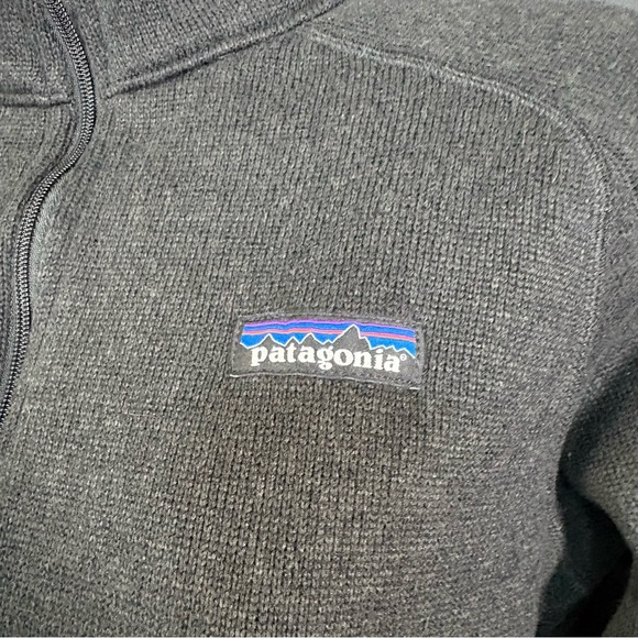 Patagonia Better Sweater 1/4 Zip Fleece Pullover Womens Medium Black Long Sleeve - Picture 7 of 15